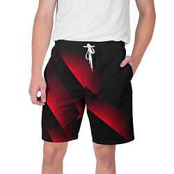 Шорты на шнурке мужские Red Fade 3D Красный градиент, цвет: 3D-принт