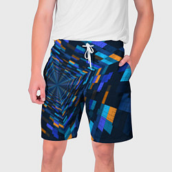 Шорты на шнурке мужские Geometric pattern Fashion Vanguard, цвет: 3D-принт