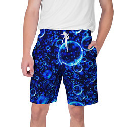 Шорты на шнурке мужские Пузыри воздуха в воде Pattern, цвет: 3D-принт