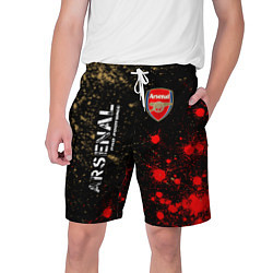 Шорты на шнурке мужские АРСЕНАЛ Arsenal Pro Football Краска, цвет: 3D-принт