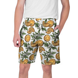 Мужские шорты Узор из тропических апельсинов