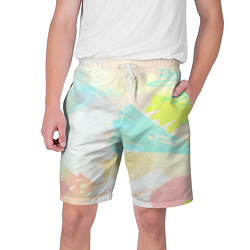 Шорты на шнурке мужские Сочные краски лета, цвет: 3D-принт