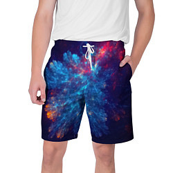 Шорты на шнурке мужские Космический Коралловый Риф, цвет: 3D-принт