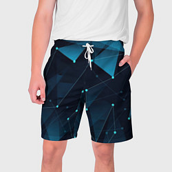 Шорты на шнурке мужские Кибернетические звёзды, цвет: 3D-принт