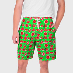 Шорты на шнурке мужские DELICIOUS WATERMELON, цвет: 3D-принт