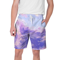 Шорты на шнурке мужские Муссон Красок, цвет: 3D-принт
