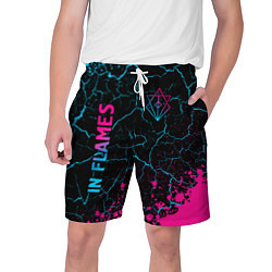 Шорты на шнурке мужские In Flames Neon Gradient, цвет: 3D-принт