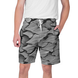 Шорты на шнурке мужские Кожа акулы - броня, цвет: 3D-принт