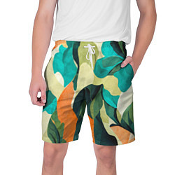 Шорты на шнурке мужские Multicoloured camouflage, цвет: 3D-принт