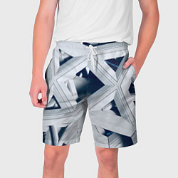 Мужские шорты Абстрактное множество металлический пластин