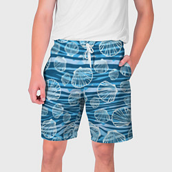 Мужские шорты Паттерн из створок ракушки - океан