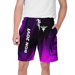 Мужские шорты Bon Jovi violet plasma