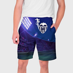 Шорты на шнурке мужские Valencia ночное поле, цвет: 3D-принт