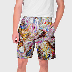 Мужские шорты Aesthetic visual art galaxy slime