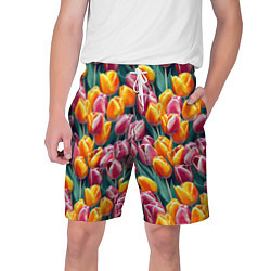 Мужские шорты Роскошные тюльпаны