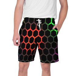 Мужские шорты Gradient hexagon genshin