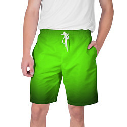 Мужские шорты Кислотный зеленый с градиентом
