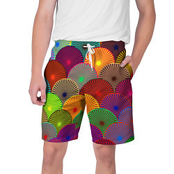 Мужские шорты Multicolored circles
