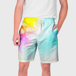Мужские шорты Gradient colors geometry