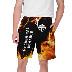 Мужские шорты My Chemical Romance и пылающий огонь