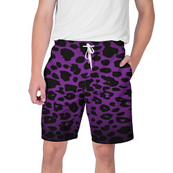 Мужские шорты Фиолетовый леопард