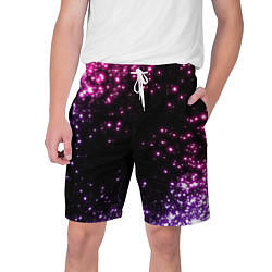 Шорты на шнурке мужские Неоновые звезды - neon, цвет: 3D-принт