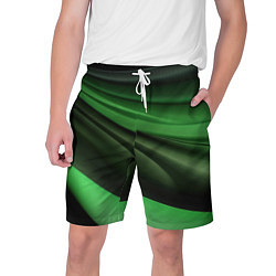 Мужские шорты Темная зеленая текстура