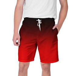 Мужские шорты Градиент: от черного до ярко-красного