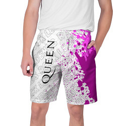 Шорты на шнурке мужские Queen rock legends: по-вертикали, цвет: 3D-принт