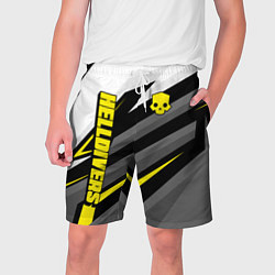 Шорты на шнурке мужские Helldivers 2 - yellow uniform, цвет: 3D-принт