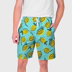 Мужские шорты Летние лимоны - паттерн