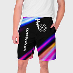 Шорты на шнурке мужские Borussia speed game lights, цвет: 3D-принт