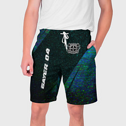 Мужские шорты Bayer 04 glitch blue