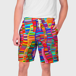 Шорты на шнурке мужские Абстрактная полноцветная живопись, цвет: 3D-принт