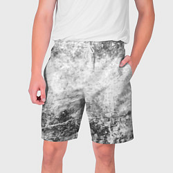 Шорты на шнурке мужские Абстракция - серый ветер, цвет: 3D-принт