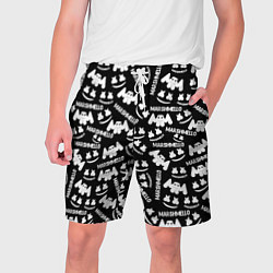 Шорты на шнурке мужские Marshmello pattern music, цвет: 3D-принт