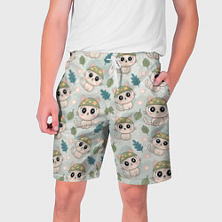 Мужские шорты Кошачий камуфляж каваи