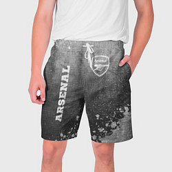 Мужские шорты Arsenal - grey gradient вертикально
