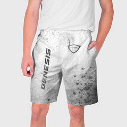 Шорты на шнурке мужские Genesis - white gradient вертикально, цвет: 3D-принт