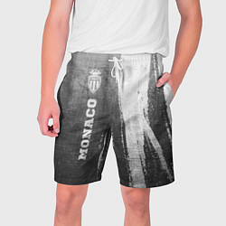 Шорты на шнурке мужские Monaco - grey gradient по-вертикали, цвет: 3D-принт