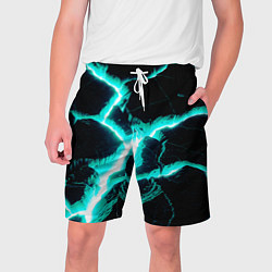 Мужские шорты Color light blue black