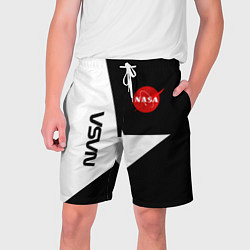 Шорты на шнурке мужские Nasa текстура геометрия, цвет: 3D-принт
