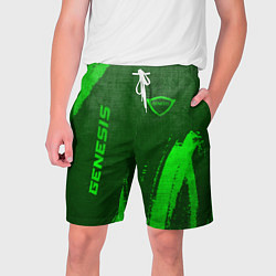 Мужские шорты Genesis - green gradient вертикально
