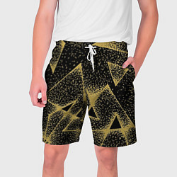Мужские шорты Triangle yellow with dots
