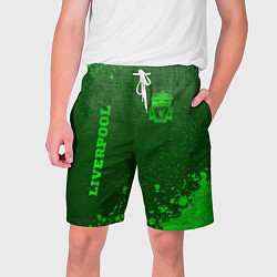 Мужские шорты Liverpool - green gradient вертикально
