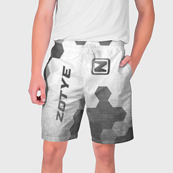 Мужские шорты Zotye - white gradient вертикально