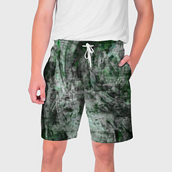 Мужские шорты Абстракция - grey emerald rock
