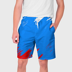 Шорты на шнурке мужские Патриот Россия - флаг, цвет: 3D-принт