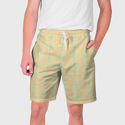 Мужские шорты Color beige green crosses