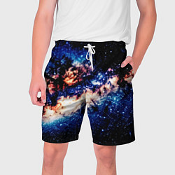 Шорты на шнурке мужские Бесконечный космос и туманность, цвет: 3D-принт